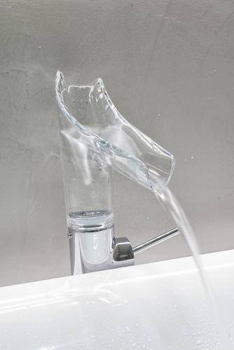 a glass vase sitting on top of a table at Domus Libera in Rome
