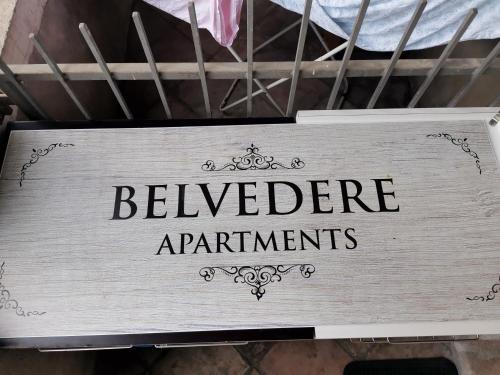 a sign that says betweenaple appliances on a shelf at Monolocale in casa del 700 in Belvedere