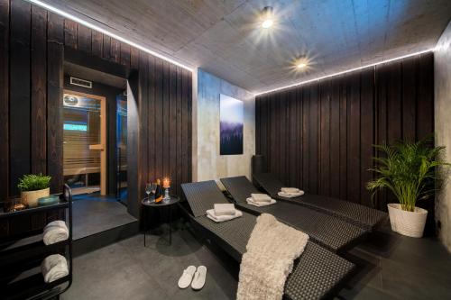 Posezení v ubytování Rákosárna Suites & Apartments