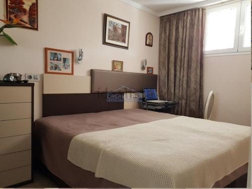 A bed or beds in a room at Penthouse ar okeana skatu