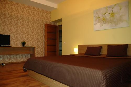 Cama o camas de una habitación en Valdemaras Apartment 91