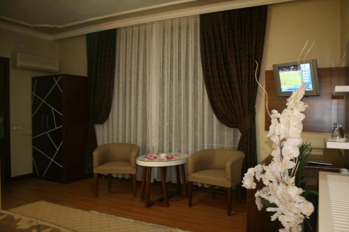 Ruang duduk di Nysa Hotel
