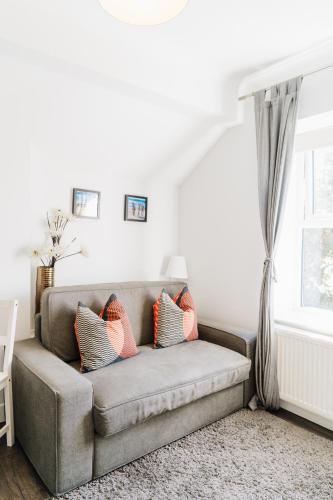 Ruang duduk di Sweet Suites Lytham