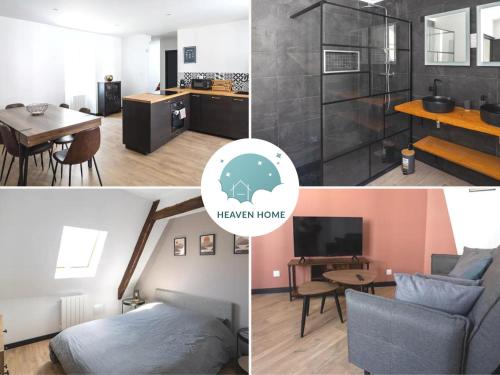 Grand appartement LOFT Lannion centre T4