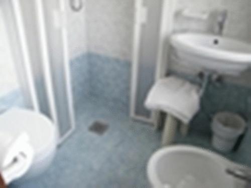 リド・ディ・イエゾロにあるOasi Verdeのバスルーム(トイレ、洗面台付)