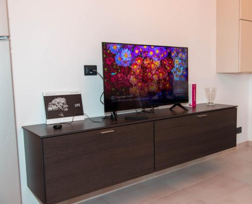 TV a/nebo společenská místnost v ubytování A casa di Ivy e Baby