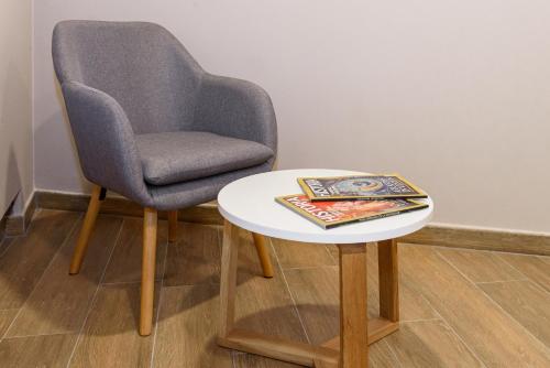 Χώρος καθιστικού στο Apartamentos Menorá