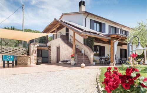 a villa with a view of a house at 2 Bedroom Lovely Home In Massa Martana in Massa Martana