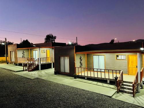 a row of modular homes in a row at ELUNEY Combarbala in Combarbalá