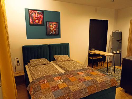 Posteľ alebo postele v izbe v ubytovaní Apartamenty Zakładowa