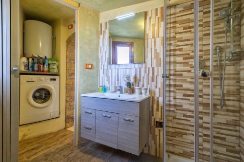 Kúpeľňa v ubytovaní Casa del Pastore