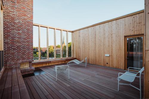 En balkon eller terrasse på SeeLoge Eutin