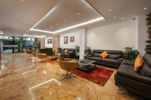 Et opholdsområde på Nesta Hotel Saigon