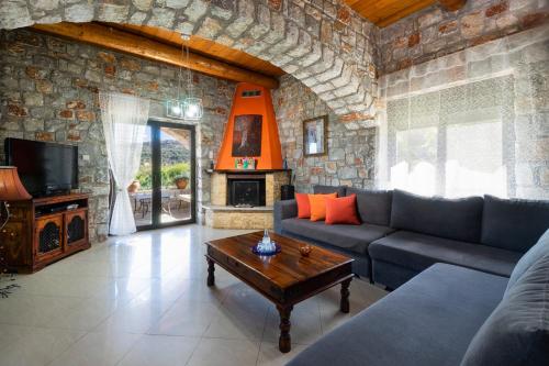 Posedenie v ubytovaní Cretan Residence Villa