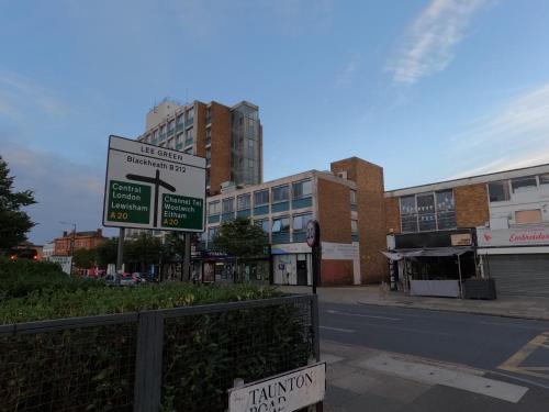a street sign on the side of a city street at LBT Property LTD in London