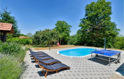 Bazén v ubytování Gorgeous Home In Breznica With Sauna nebo v jeho okolí