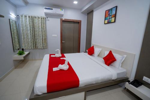Katil atau katil-katil dalam bilik di Hotel Silver Cloud