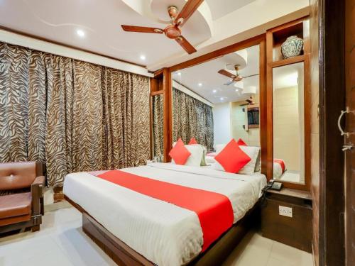 Ένα ή περισσότερα κρεβάτια σε δωμάτιο στο Hotel Roma Deluxe - New Delhi Railway Station