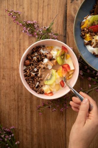 Comida en o cerca de este hostal o pensión