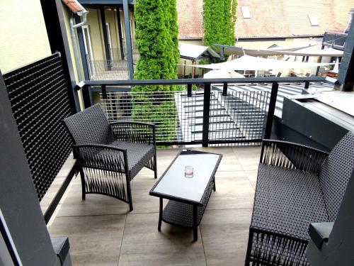 Un balcón o terraza de Eventhotel Ö - Cappuccino