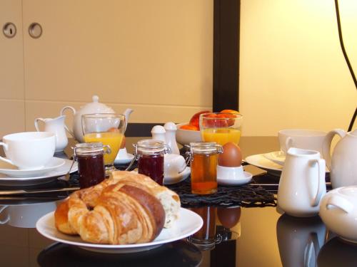 Možnosti raňajok pre hostí v ubytovaní Bed and Breakfast Le patio