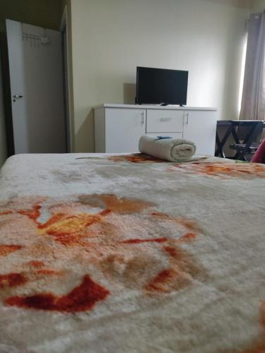 Katil atau katil-katil dalam bilik di Hotel & Restaurante Frezza