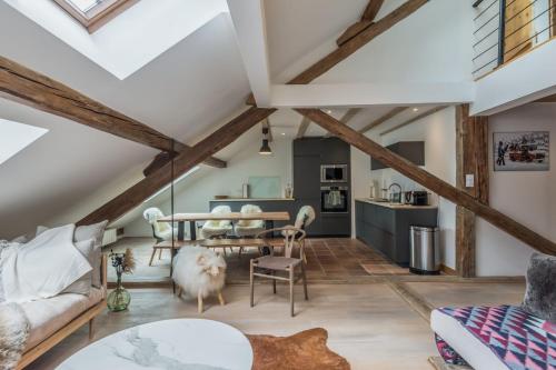 Kuchyňa alebo kuchynka v ubytovaní Appartement Soffitta - Welkeys