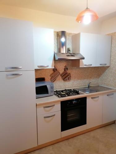Η κουζίνα ή μικρή κουζίνα στο Casa Paola