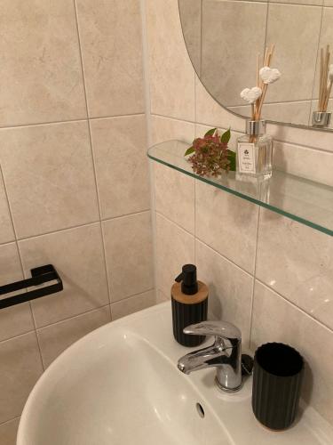 Ein Badezimmer in der Unterkunft Apartmán Nahoře