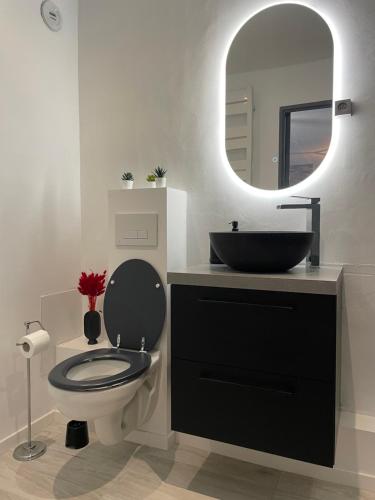 T2 rénové, jaccuzi, sauna, sièges massants, jardin, parking, métro