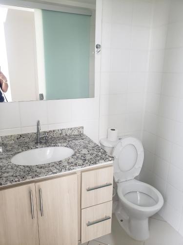 Koupelna v ubytování Spot Residence São Carlos 700m da USP