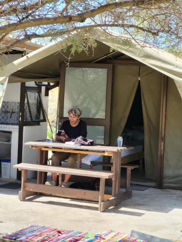Tetamu yang menginap di Achab Self Catering Tent