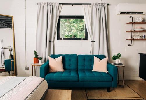 Posezení v ubytování Stellar Suites