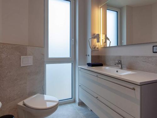 Et badeværelse på 6 Personen Ferienhaus in Wendtorf