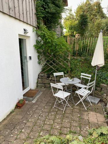 Taman di luar Schöne Wohnung in der Nähe von Schwäbisch Hall
