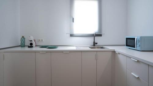Una cocina o cocineta en Mas Xalmes