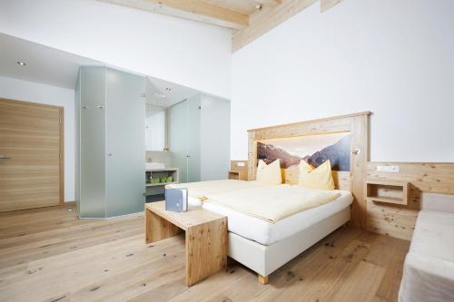 Cama o camas de una habitación en Beim Hochfilzer Superior 4 Sterne