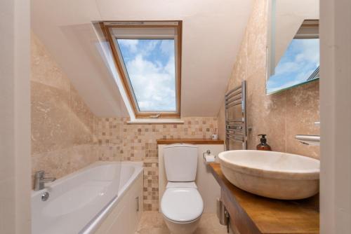 Koupelna v ubytování The Haybarn