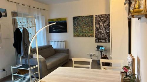 Posteľ alebo postele v izbe v ubytovaní Tiny Green apartament in Rome - Magliana