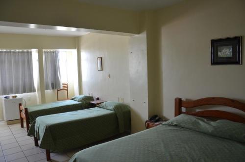Postel nebo postele na pokoji v ubytování Hotel Vivo
