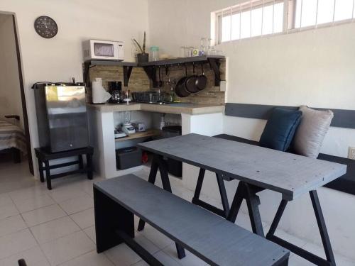 Virtuvė arba virtuvėlė apgyvendinimo įstaigoje Loft 101, Céntrico, Bonito, Equipado wifi