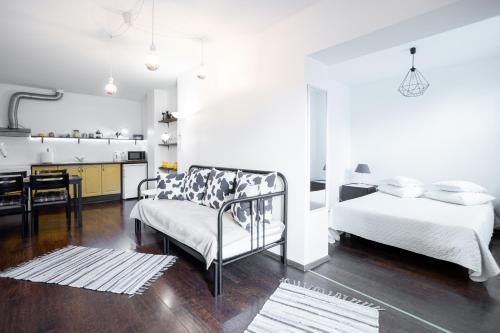 Postel nebo postele na pokoji v ubytování Mereranna apartment 5