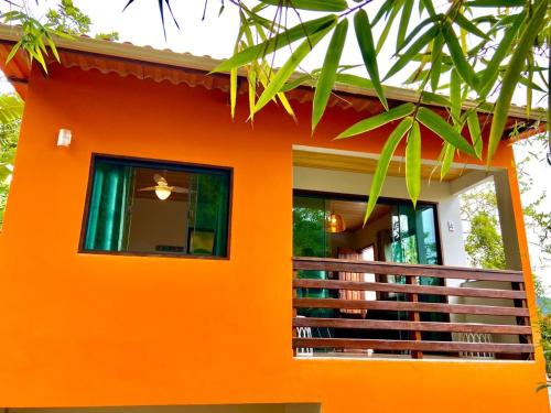 Balkón nebo terasa v ubytování Casa aluguel Abraão ilha grande 4,Ar