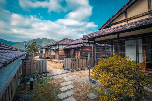 別荘から撮影された、または一般的な山の景色