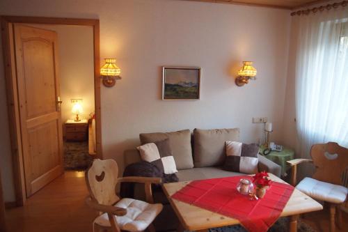 Posezení v ubytování Haus Bergwelt