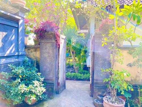 Taman di luar Lakromo Amed Homestay