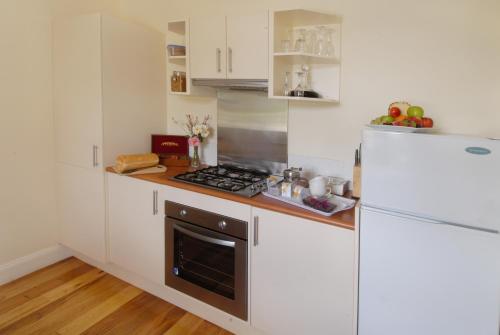 Una cocina o cocineta en Crystal Creek Meadows