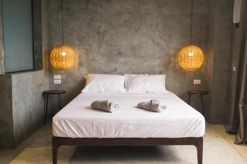 Postel nebo postele na pokoji v ubytování Pobla Hotel