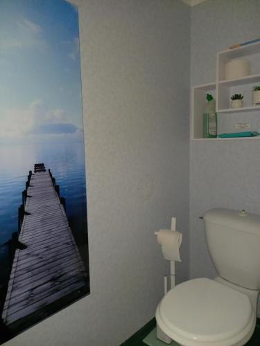 Kúpeľňa v ubytovaní Charmant logement sur la station de Val Louron