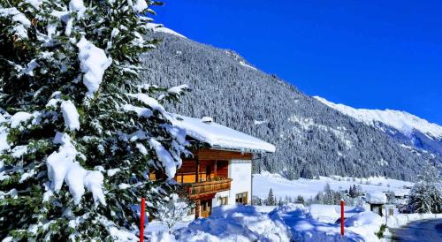 冬のHaus Veidlis, Familie Obkircherの様子